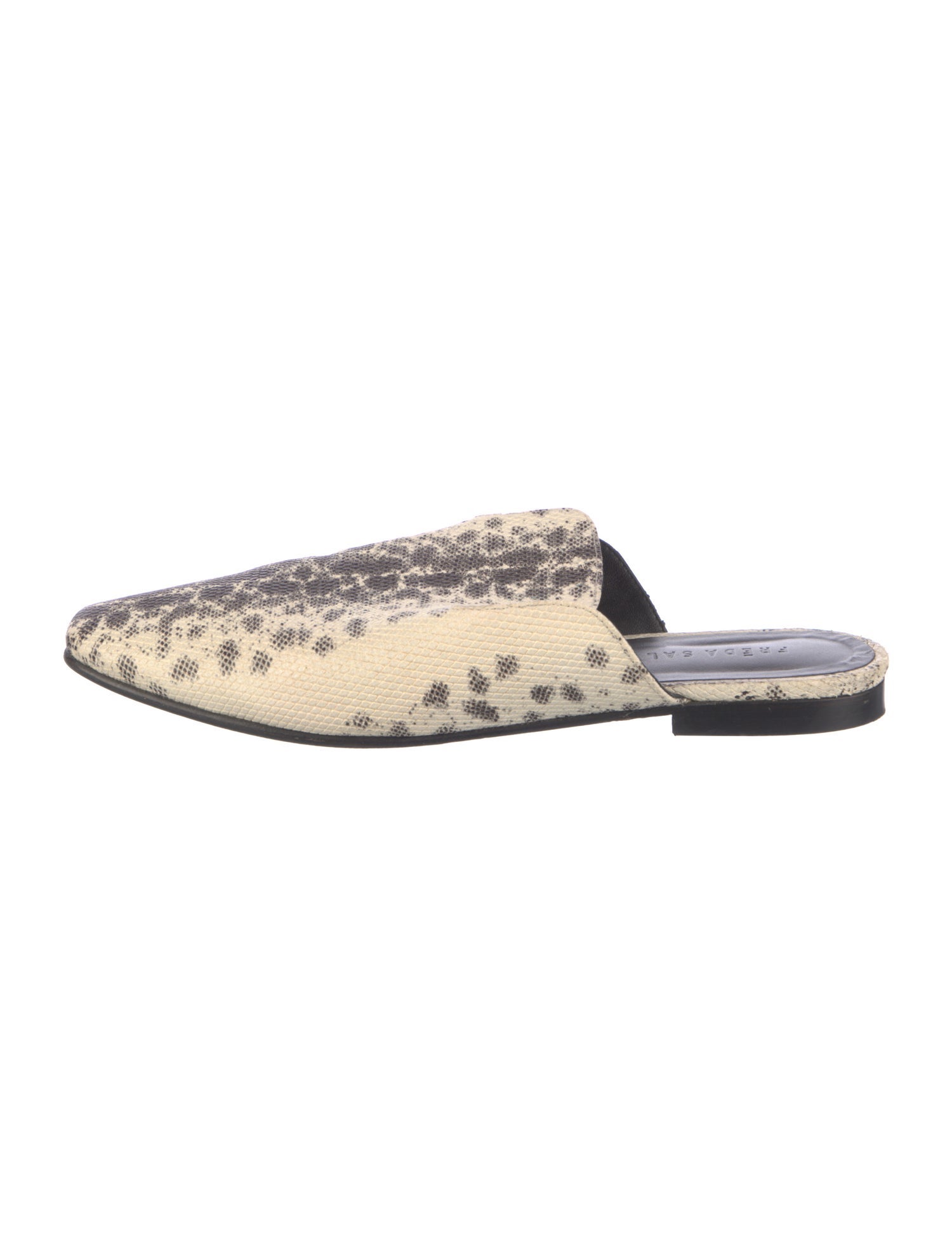 Freda Salvador Leather Printed Mules