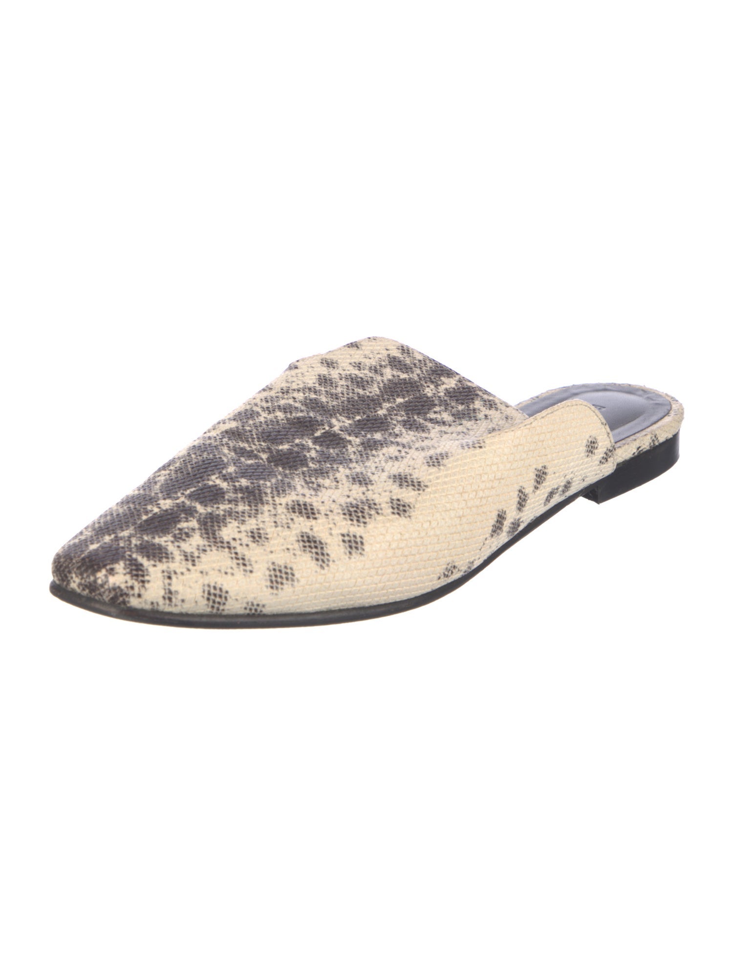 Freda Salvador Leather Printed Mules
