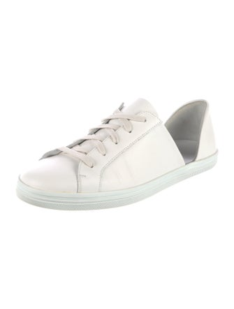 Freda Salvador Leather Cutout Accent Sneakers