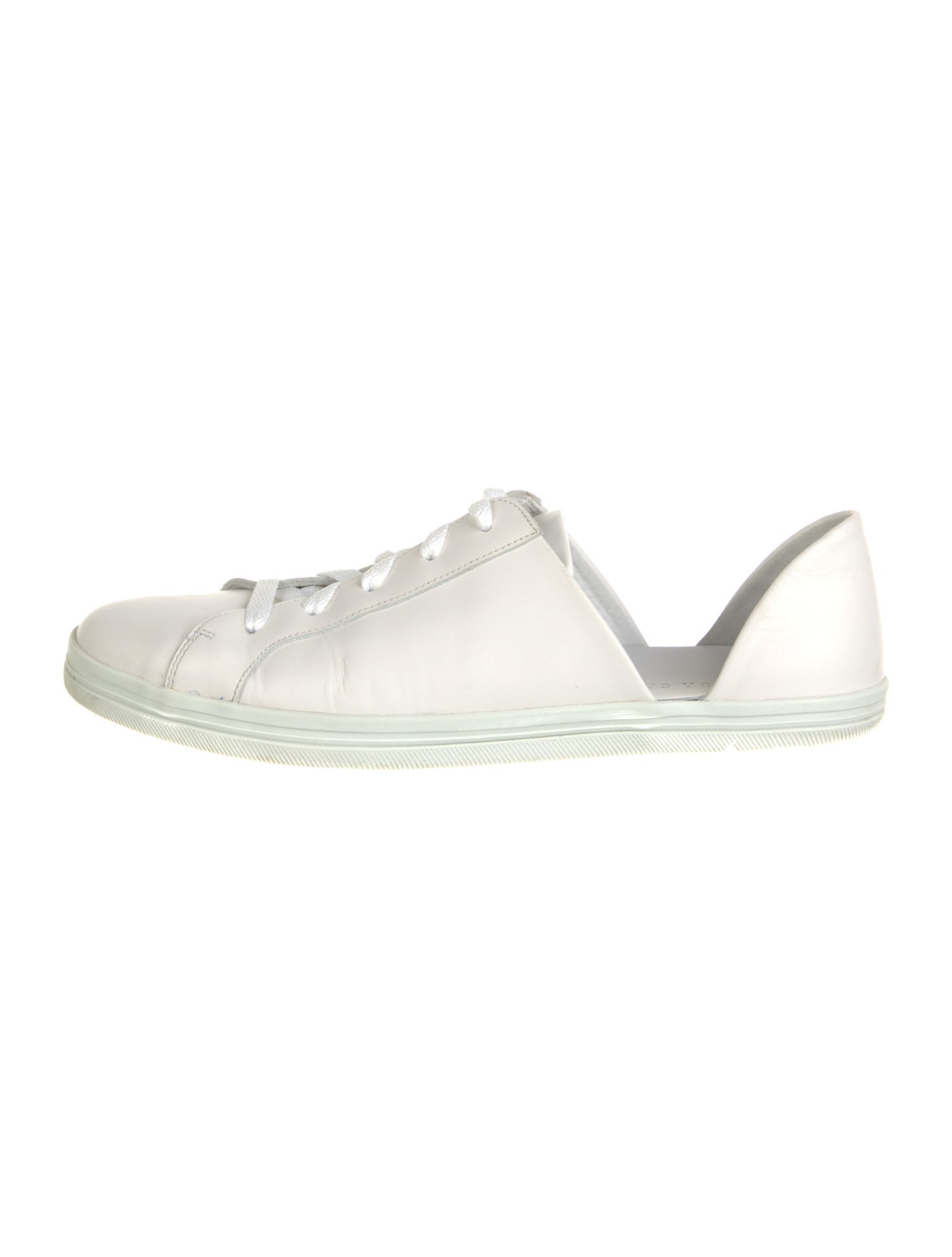 Freda Salvador Leather Cutout Accent Sneakers
