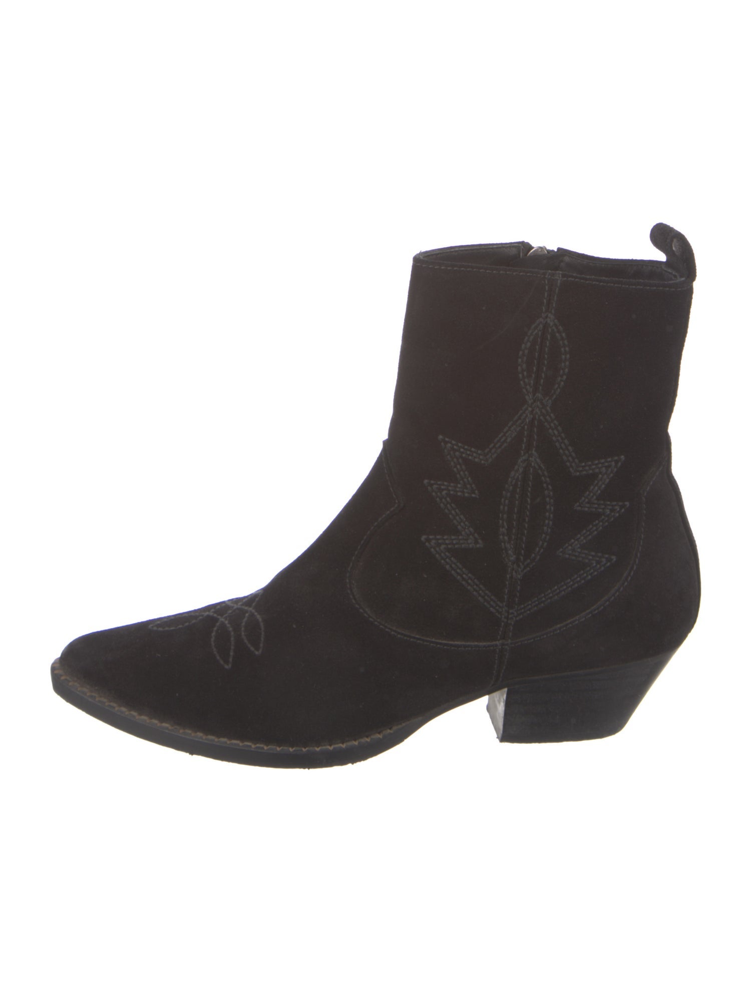 Freda Salvador Suede Western Boots