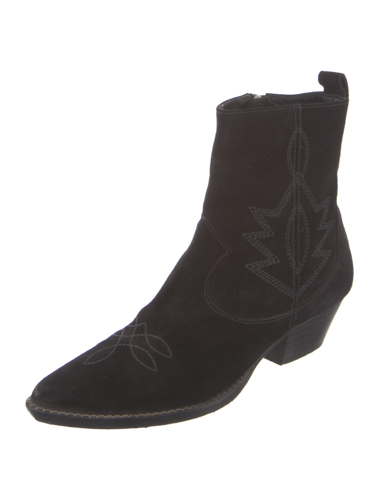 Freda Salvador Suede Western Boots