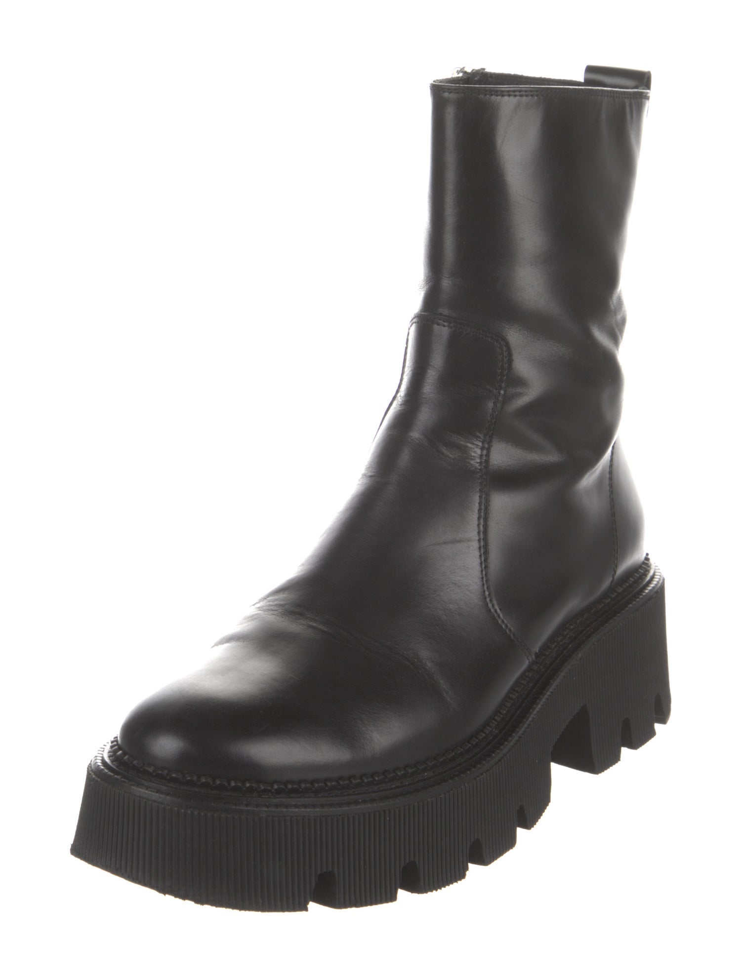 Freda Salvador Leather Combat Boots