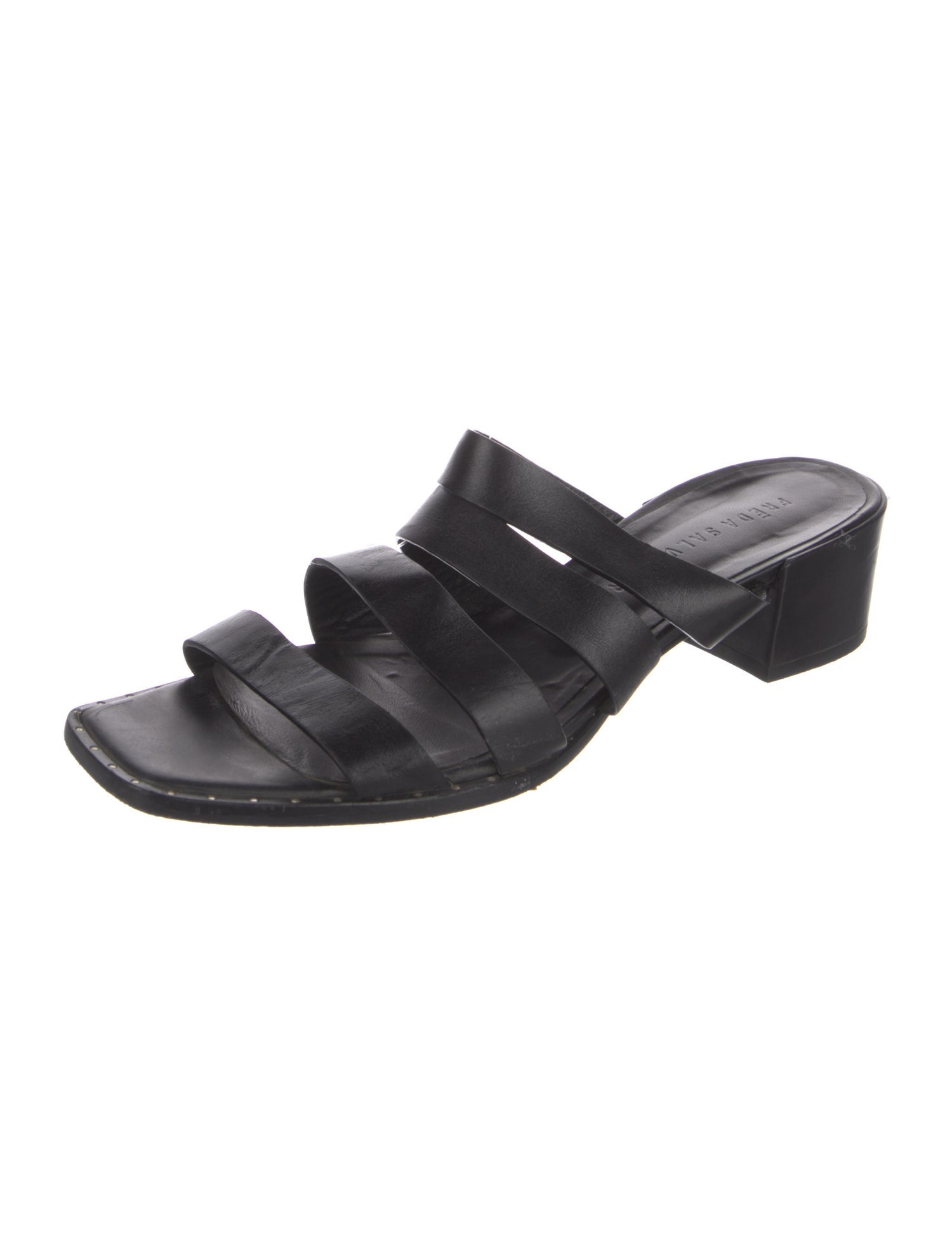 Freda Salvador Leather Slides
