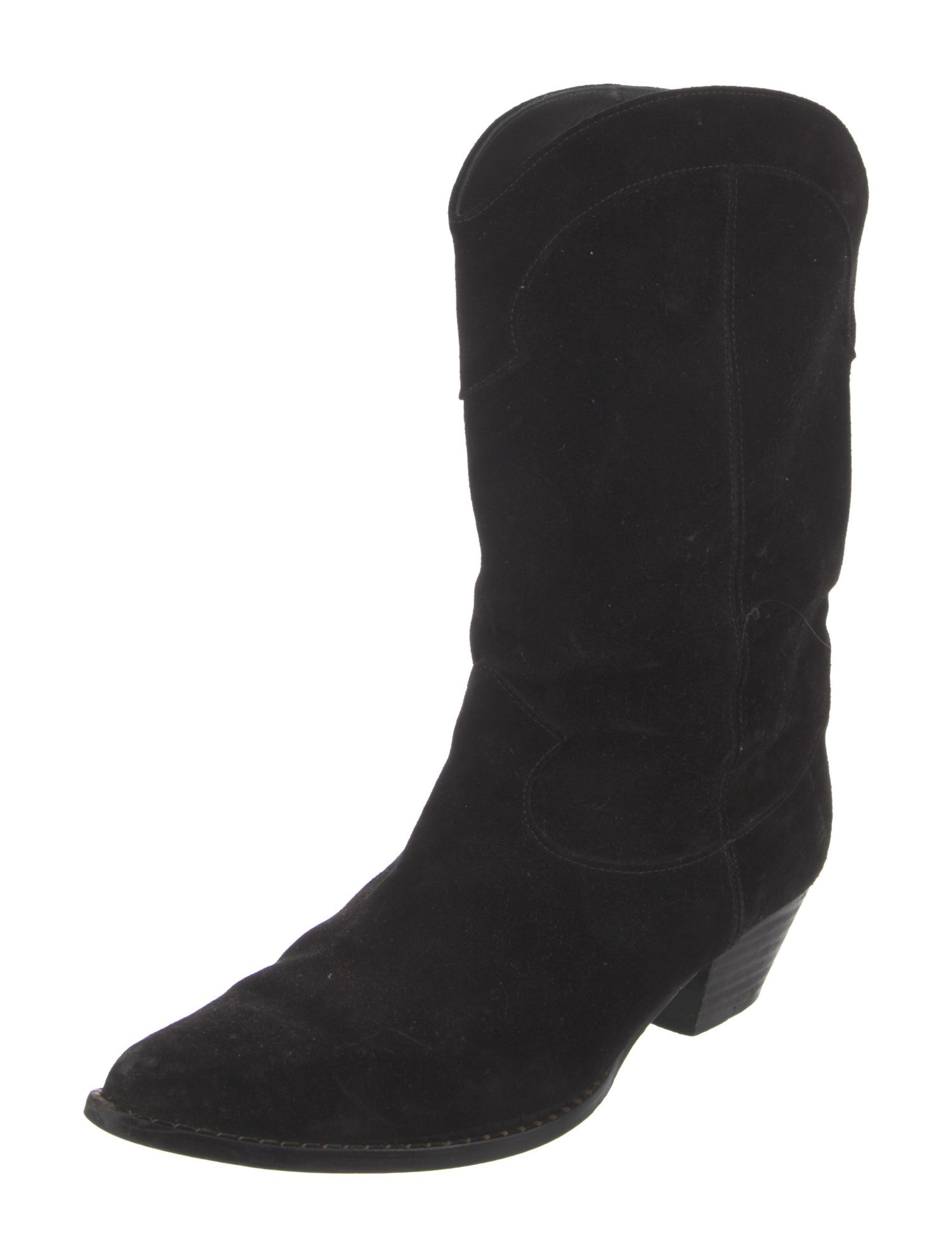 Freda Salvador Suede Western Boots