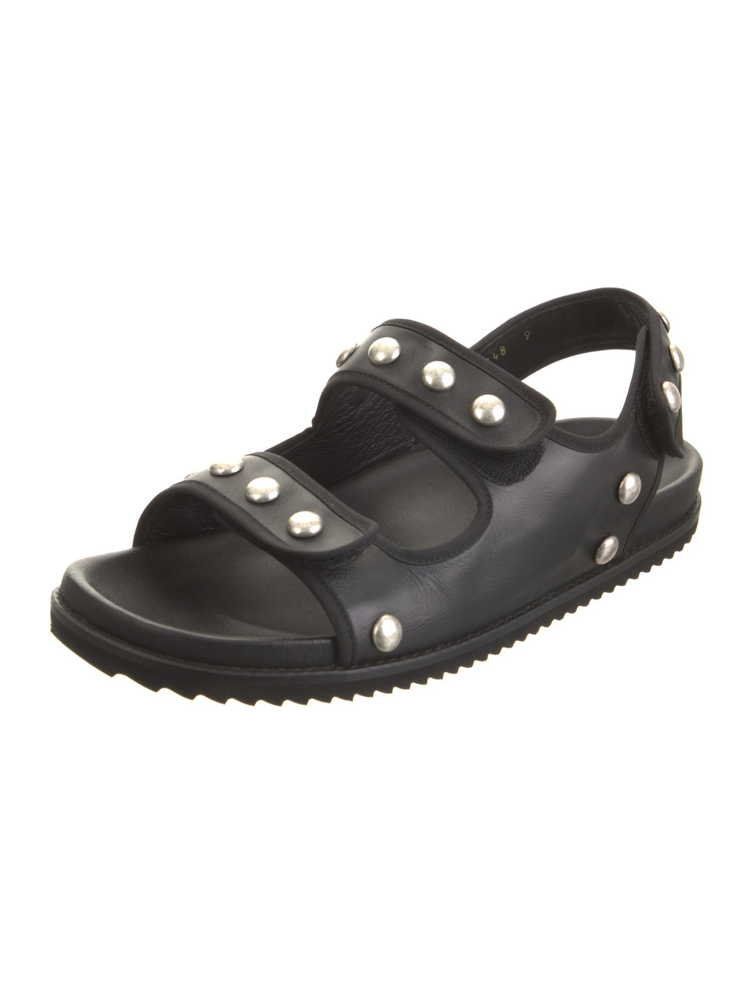 Freda Salvador Leather Studded Accents Sandals