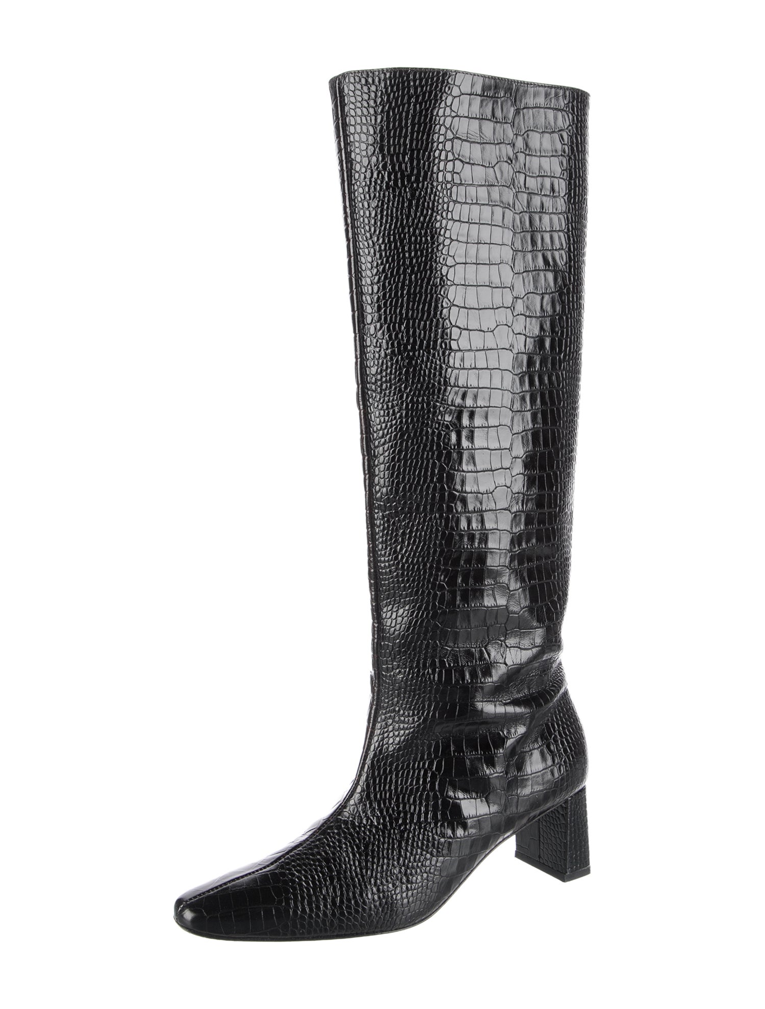 Freda Salvador Embossed Leather Boots