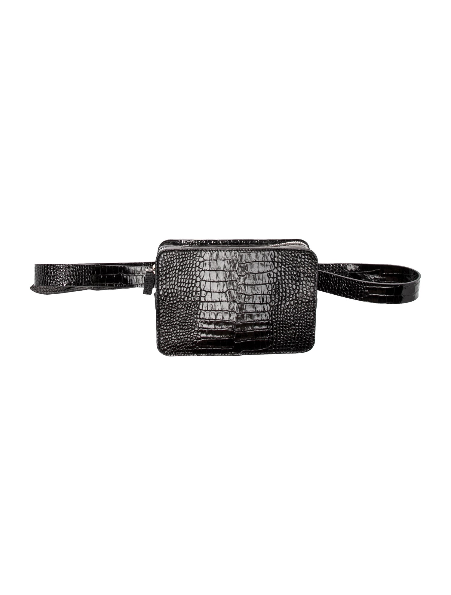 Freda Salvador Embossed Leather Belt Bag