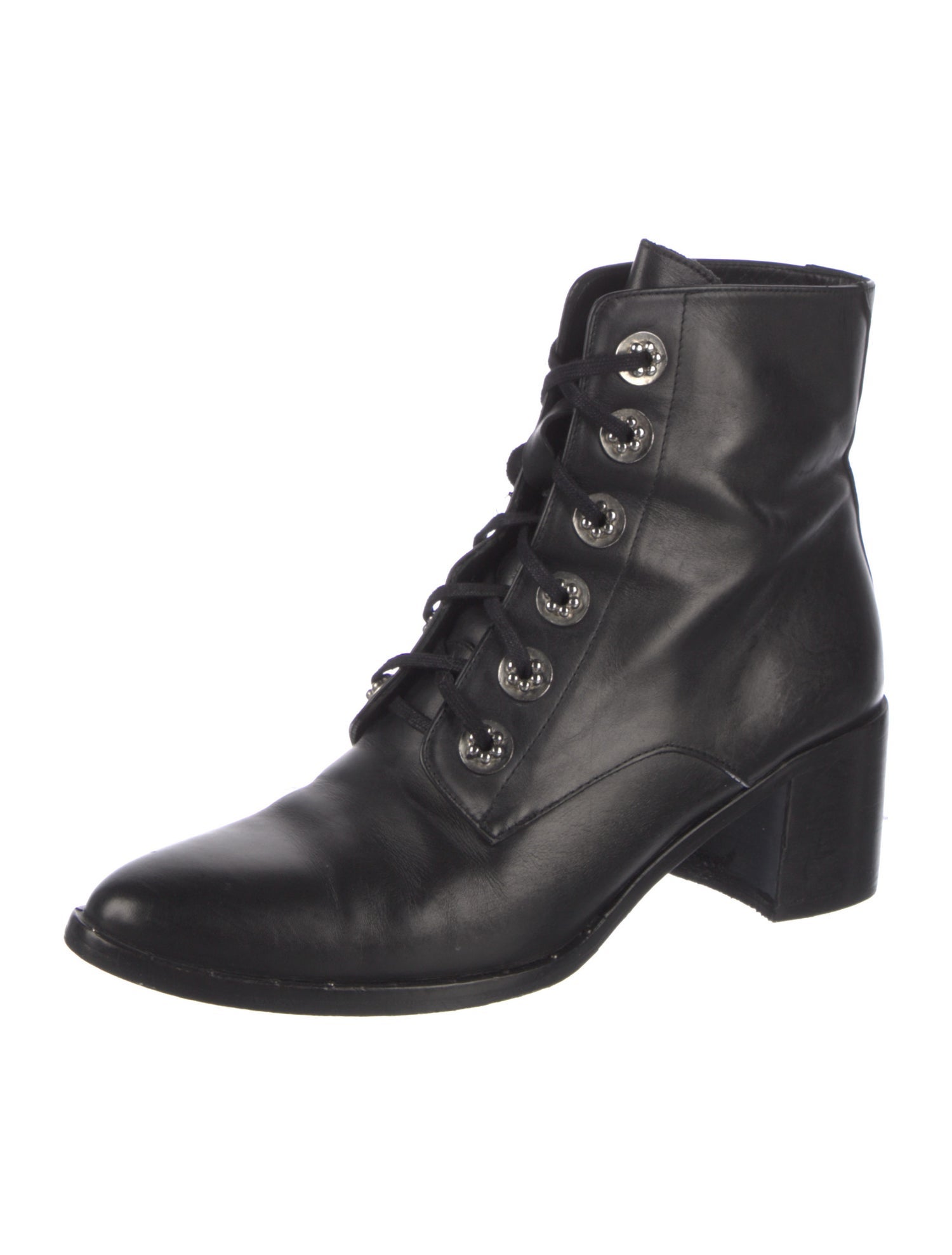 Freda Salvador Leather Combat Boots
