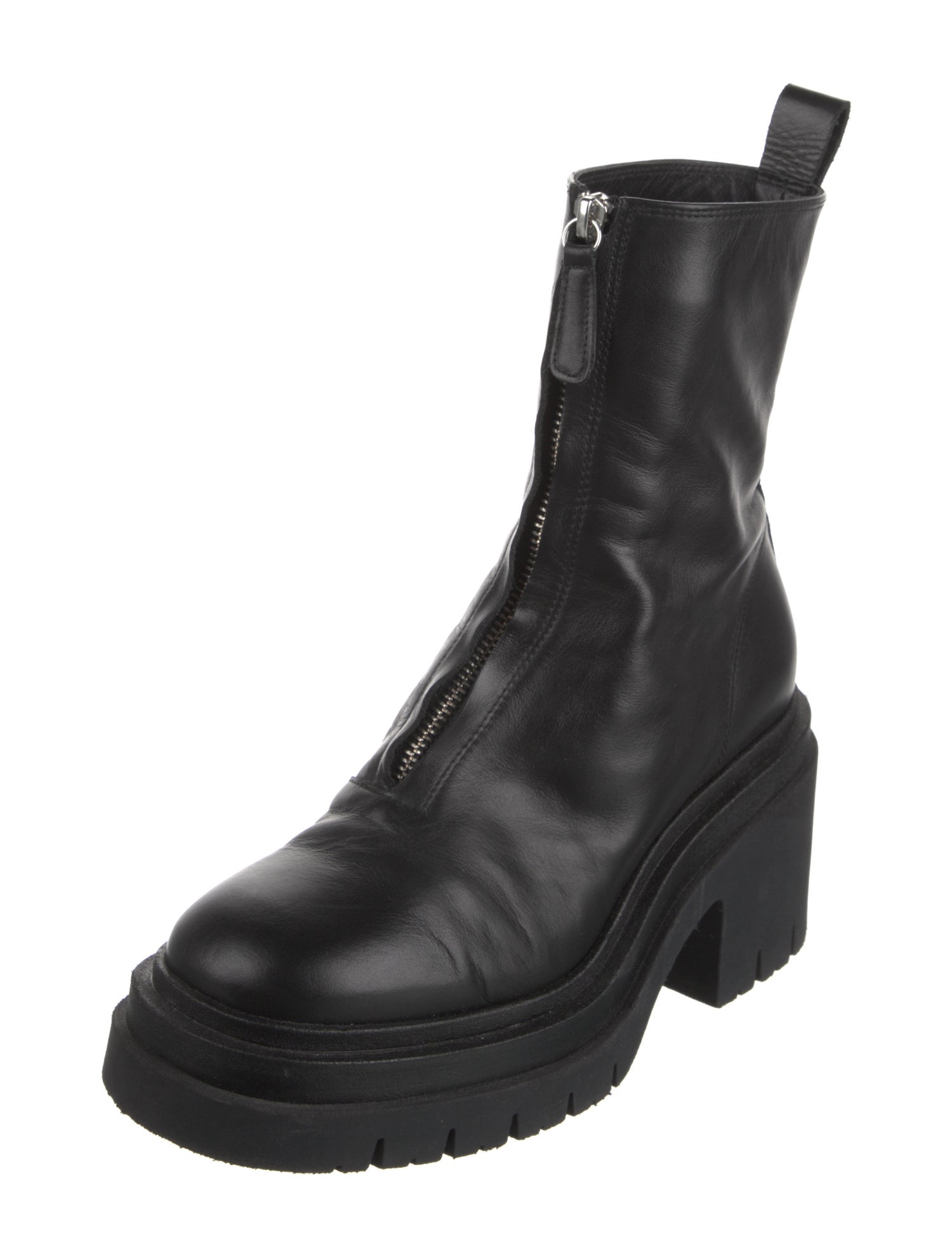 Freda Salvador Leather Combat Boots