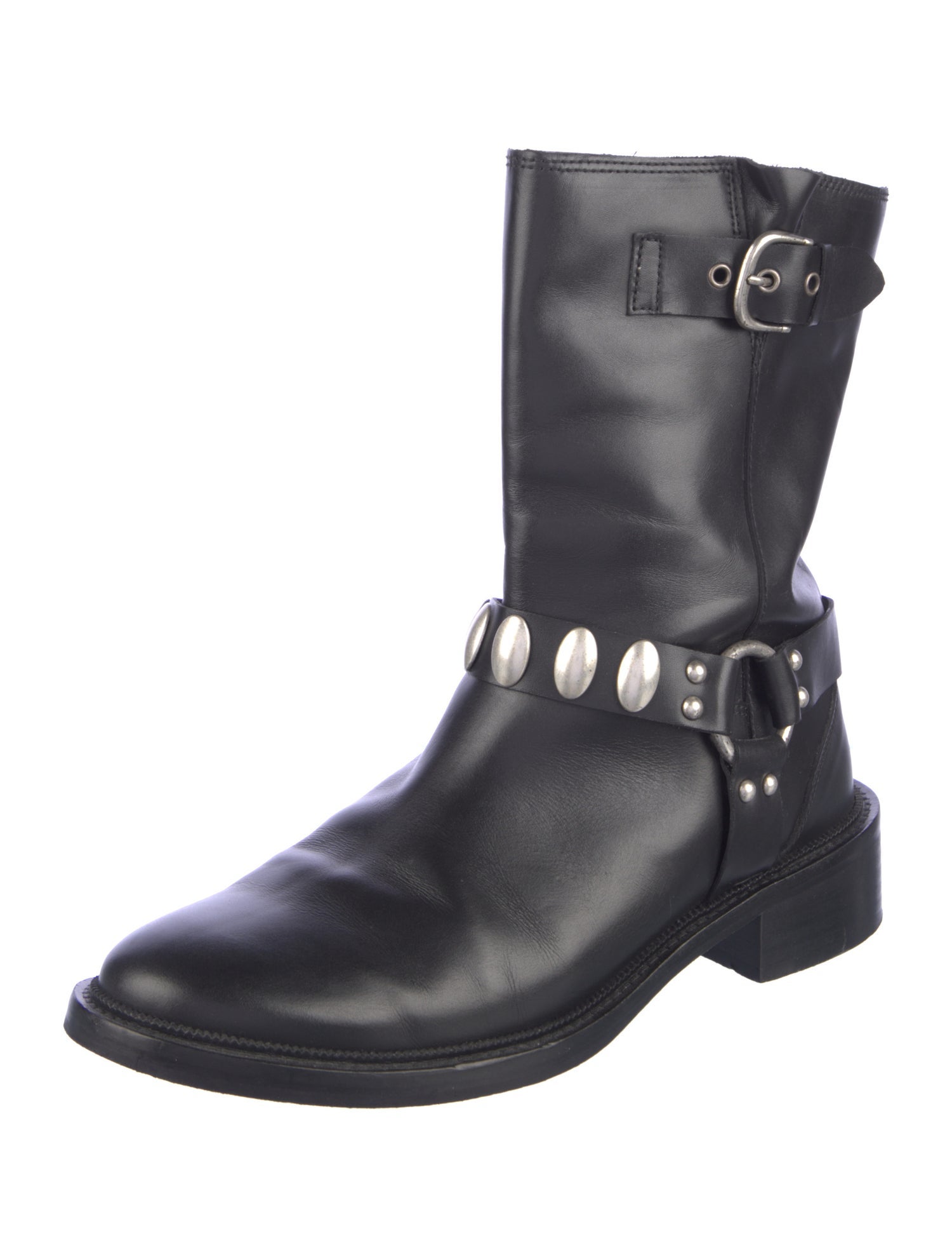 Freda Salvador Leather Moto Boots