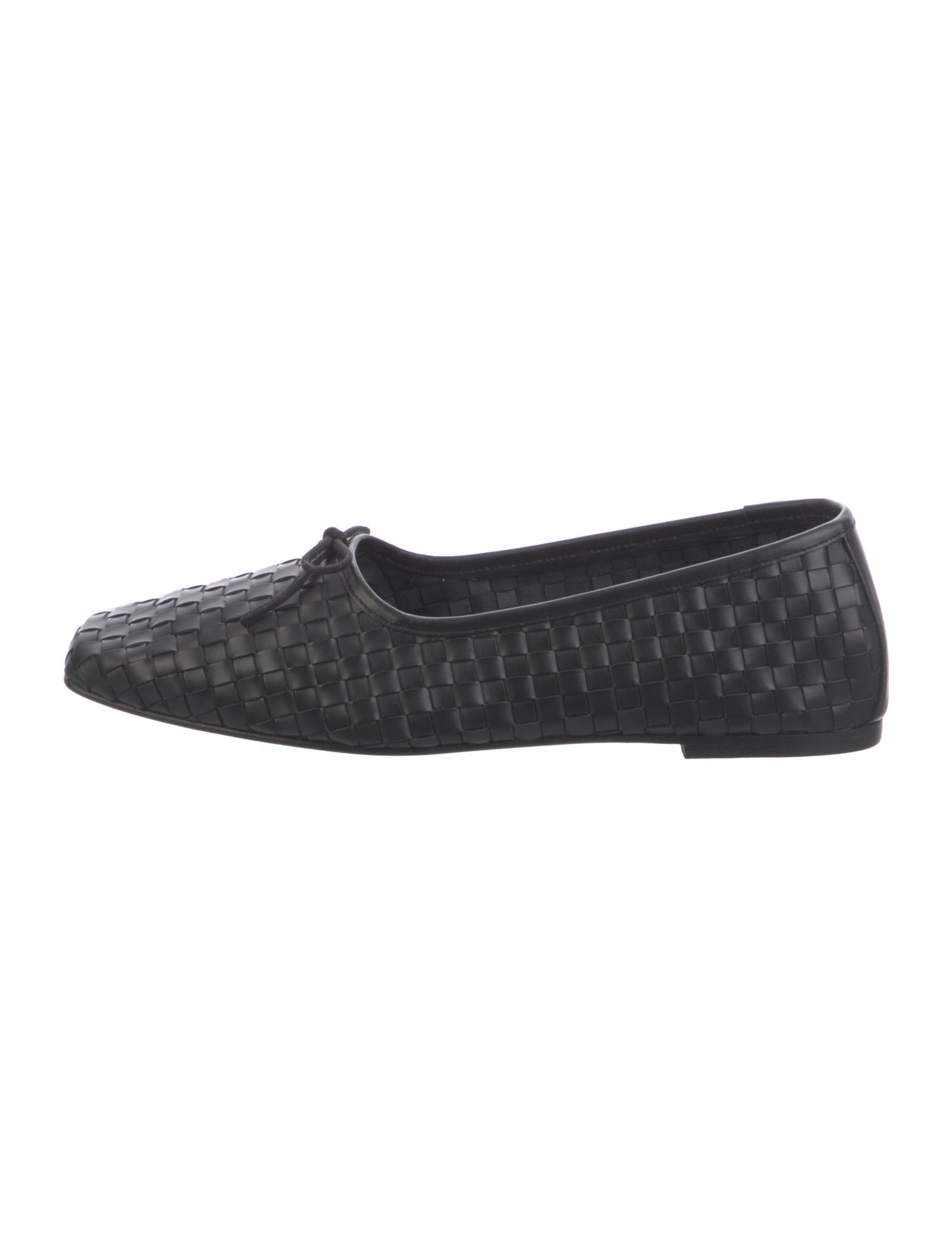 Freda Salvador Leather Bow Accents Ballet Flats w/ Tags