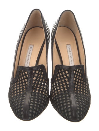 Bionda Castana Raffia Printed Pumps