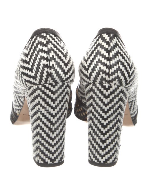 Bionda Castana Raffia Printed Pumps