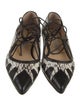 Bionda Castana Snakeskin Floral Print Flats
