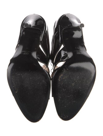 Bionda Castana Patent Leather T-Strap Sandals