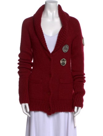 Coming Soon by Yohji Yamamoto Collar Long Sleeve Cardigan