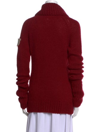 Coming Soon by Yohji Yamamoto Collar Long Sleeve Cardigan