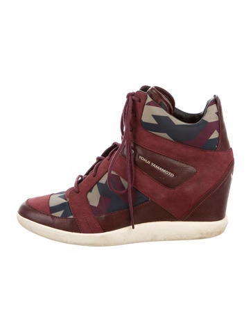 Y-3 High-Top Wedge Sneakers