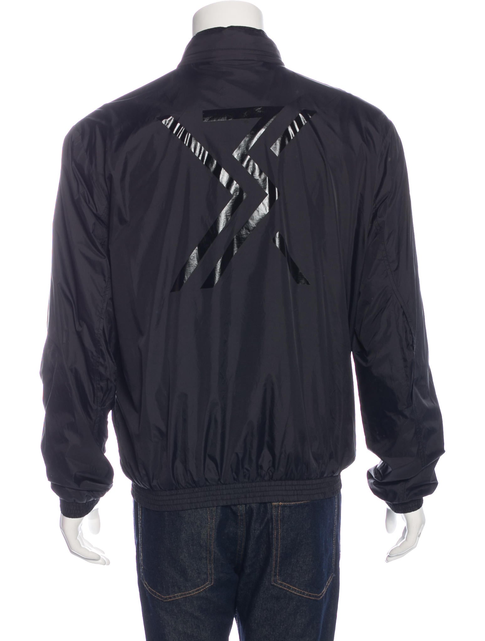 Y3 Nylon Windbreaker Jacket Clothing WY321269 The RealReal