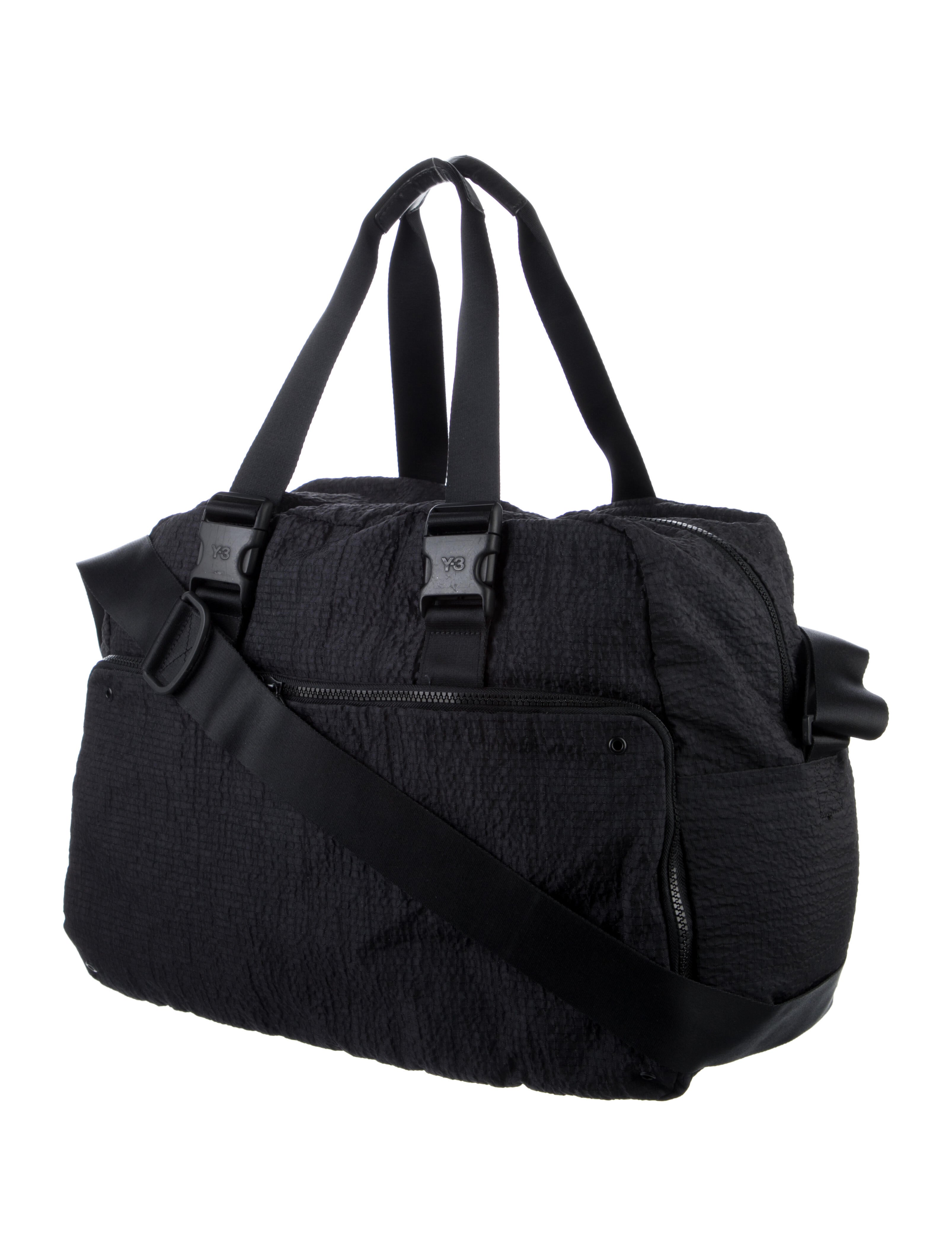 Y3 Quilted Nylon Duffle Bag Black Weekenders, Bags WY328878 The
