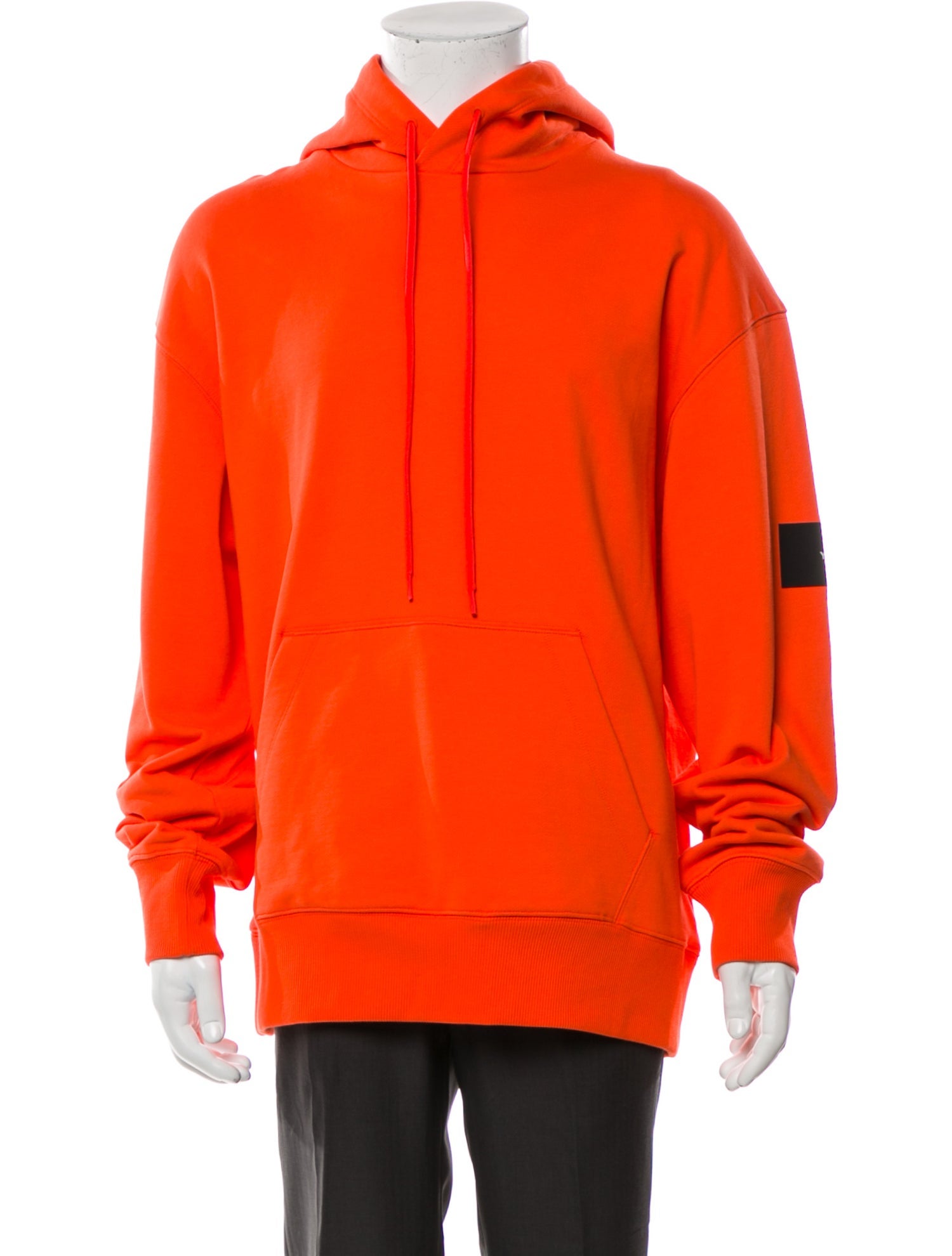 Y3 VNeck Long Sleeve Hoodie Orange Sweatshirts & Hoodies, Clothing