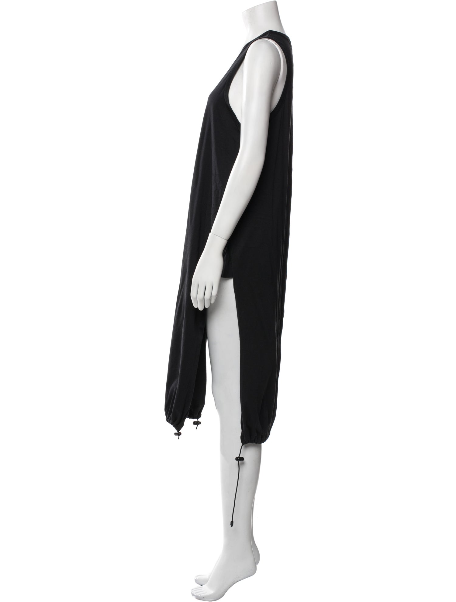 Y-3 Scoop Neck Midi Length Dress