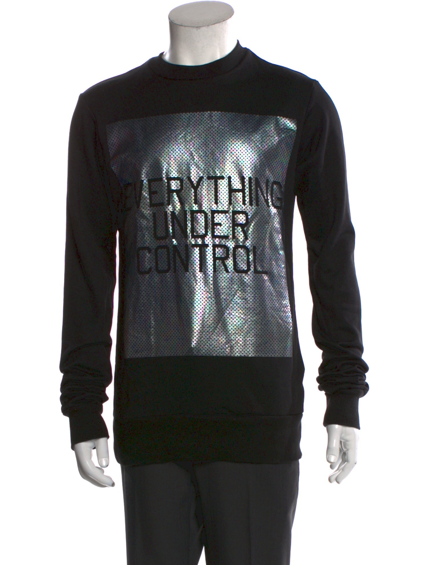 Y-3 Graphic Print Crew Neck Sweatshirt