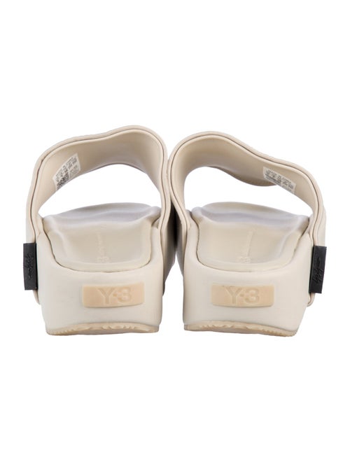 Y-3 Leather Slides