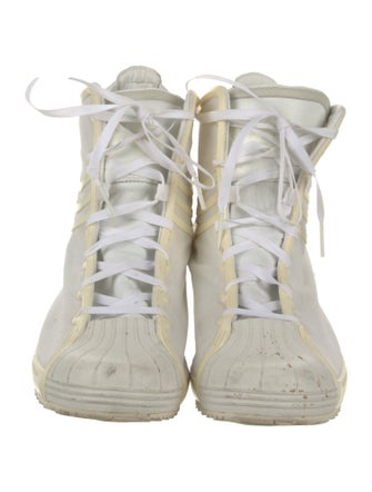 Y-3 Mesh Wedge Sneakers