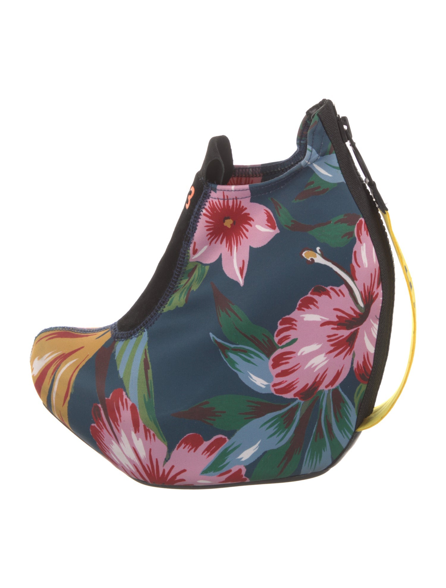 Y-3 Mesh Floral Print Boots