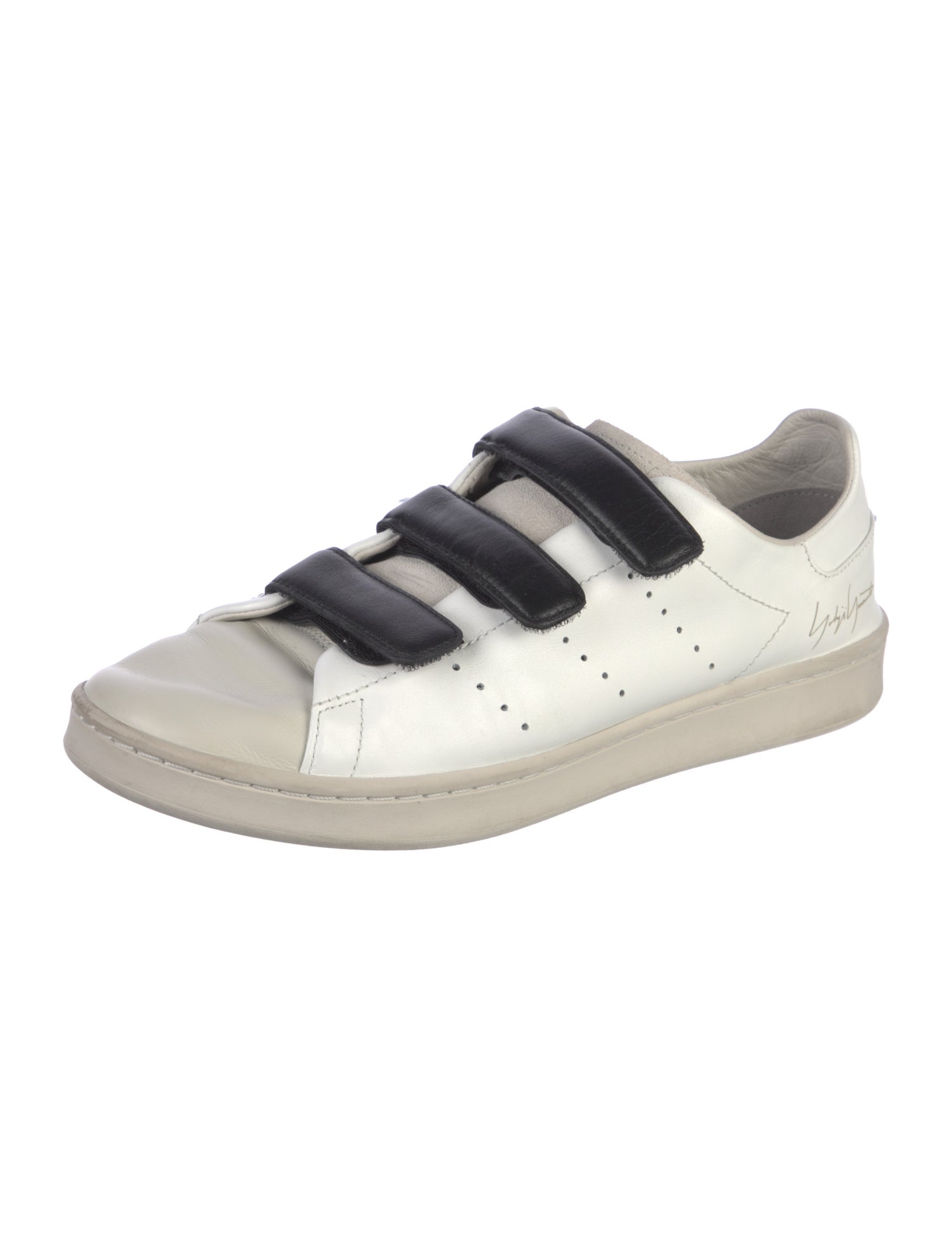 Y-3 Leather Printed Sneakers