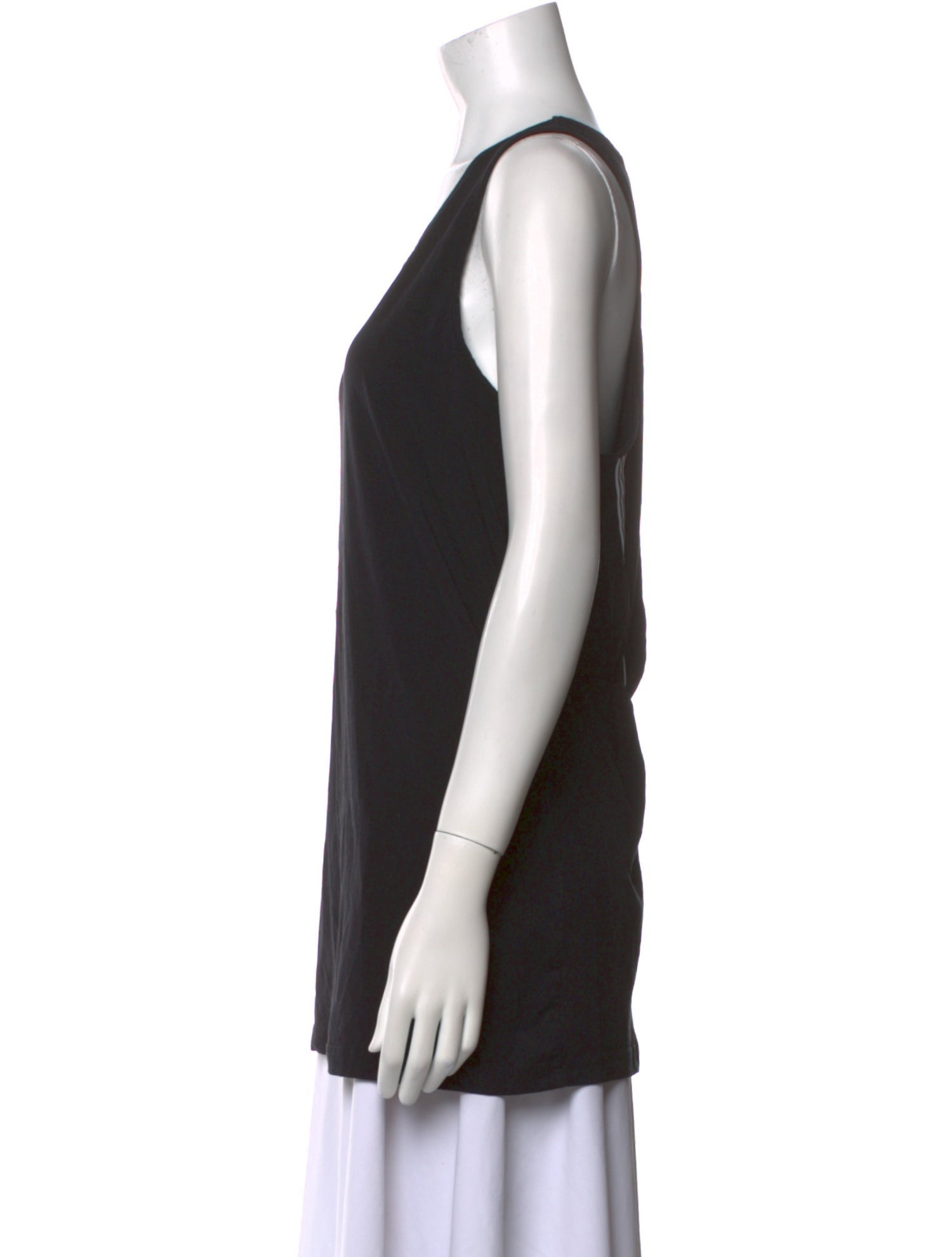 Y-3 Scoop Neck Sleeveless Top