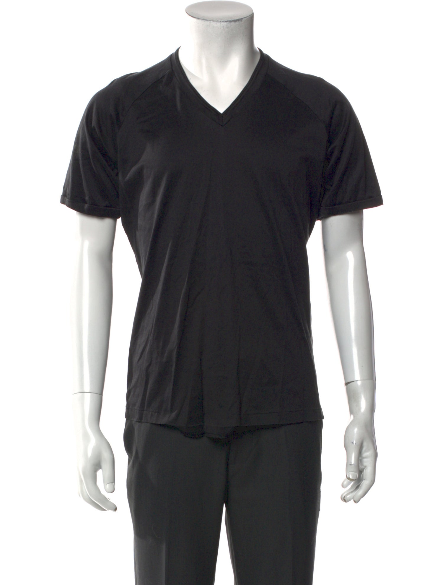 Y-3 x Adidas V-Neck Short Sleeve T-Shirt