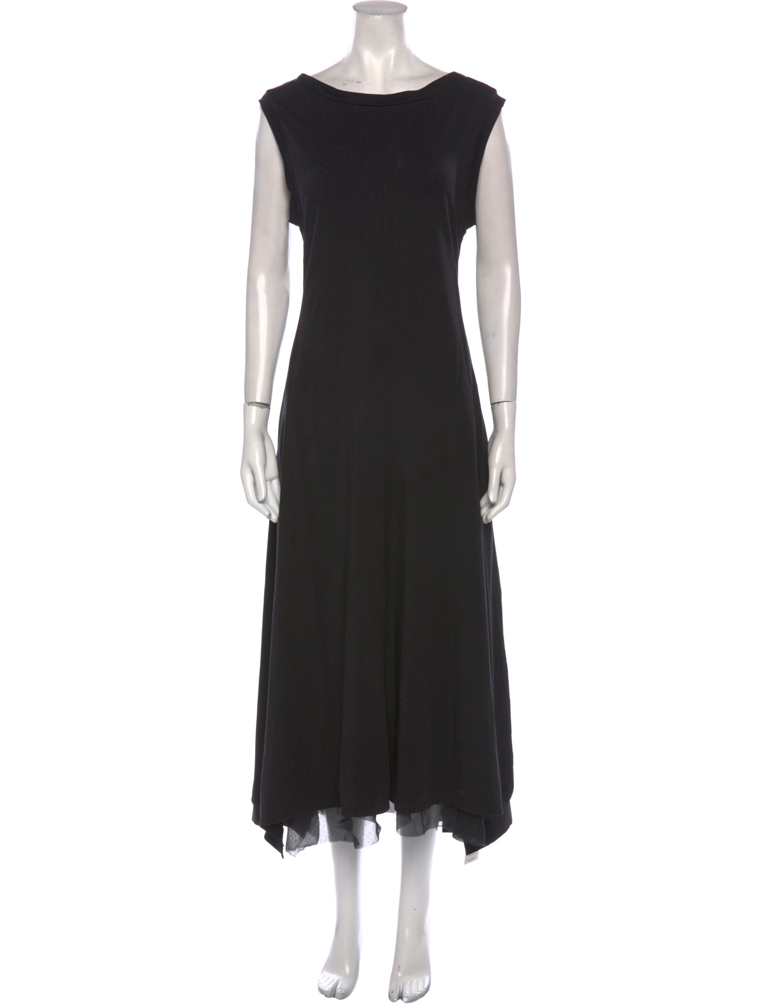 Y-3 Scoop Neck Long Dress