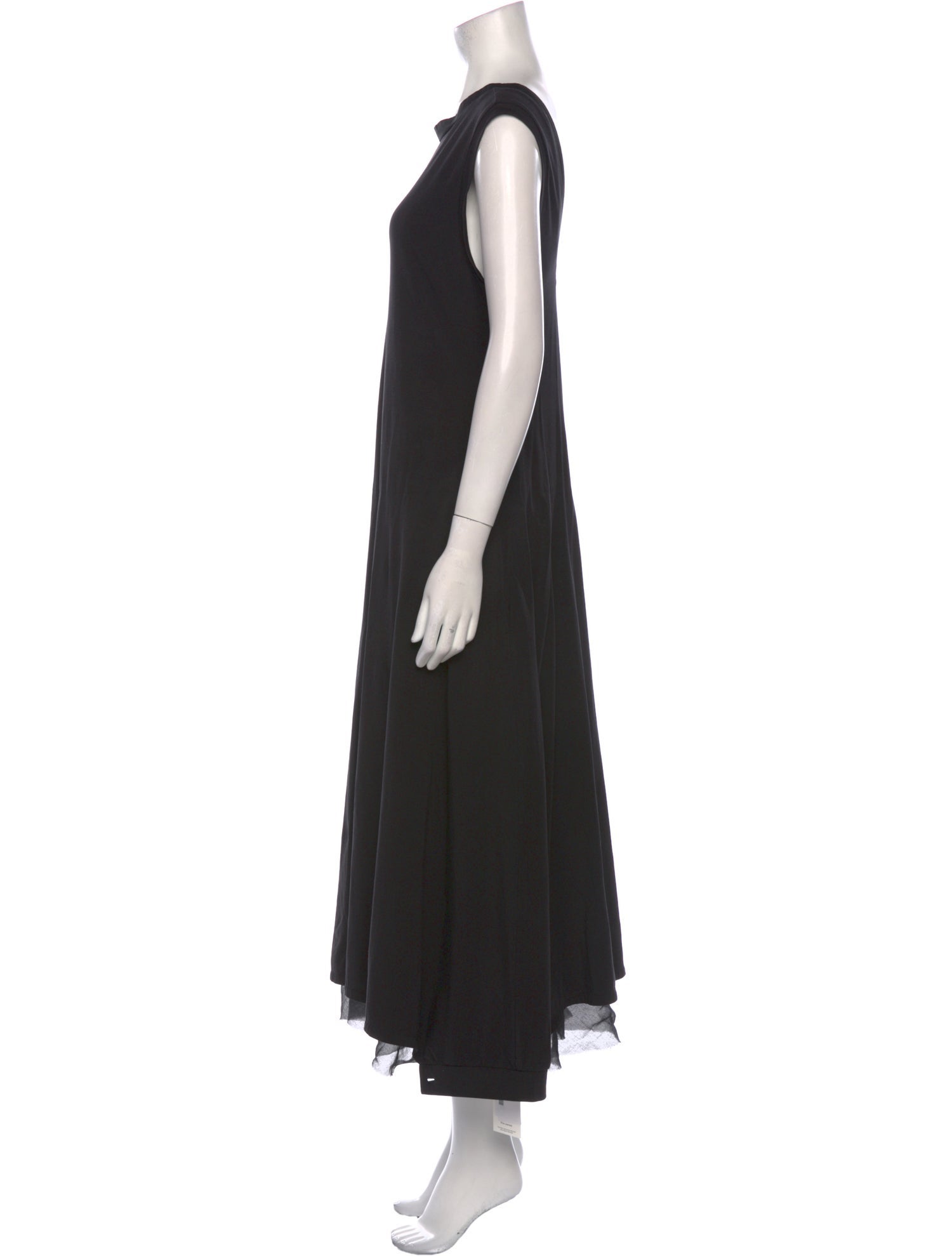 Y-3 Scoop Neck Long Dress