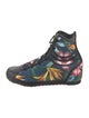 Y-3 Floral Print Wedge Sneakers