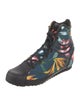 Y-3 Floral Print Wedge Sneakers