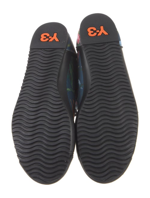 Y-3 Floral Print Wedge Sneakers