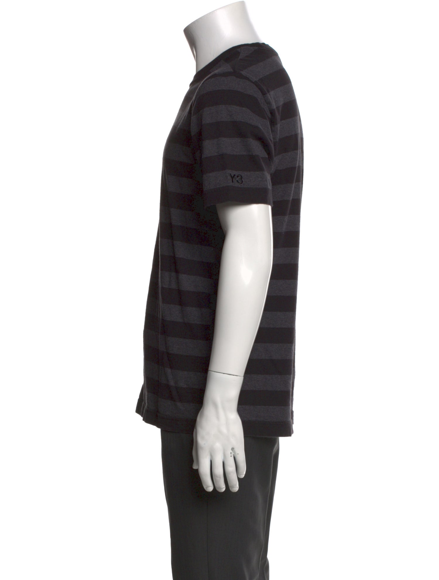 Y-3 Striped Crew Neck T-Shirt
