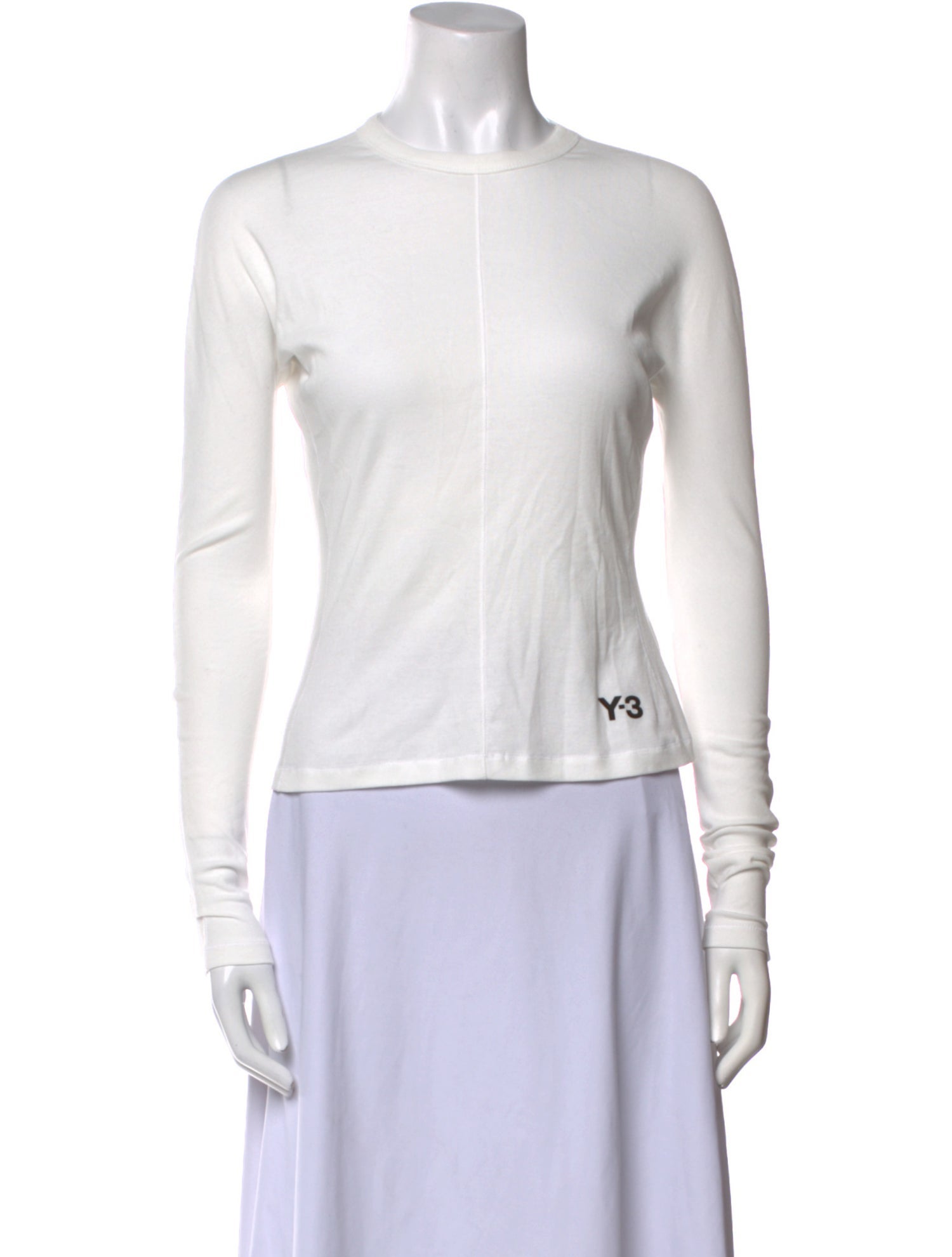 Y-3 Crew Neck Long Sleeve Top