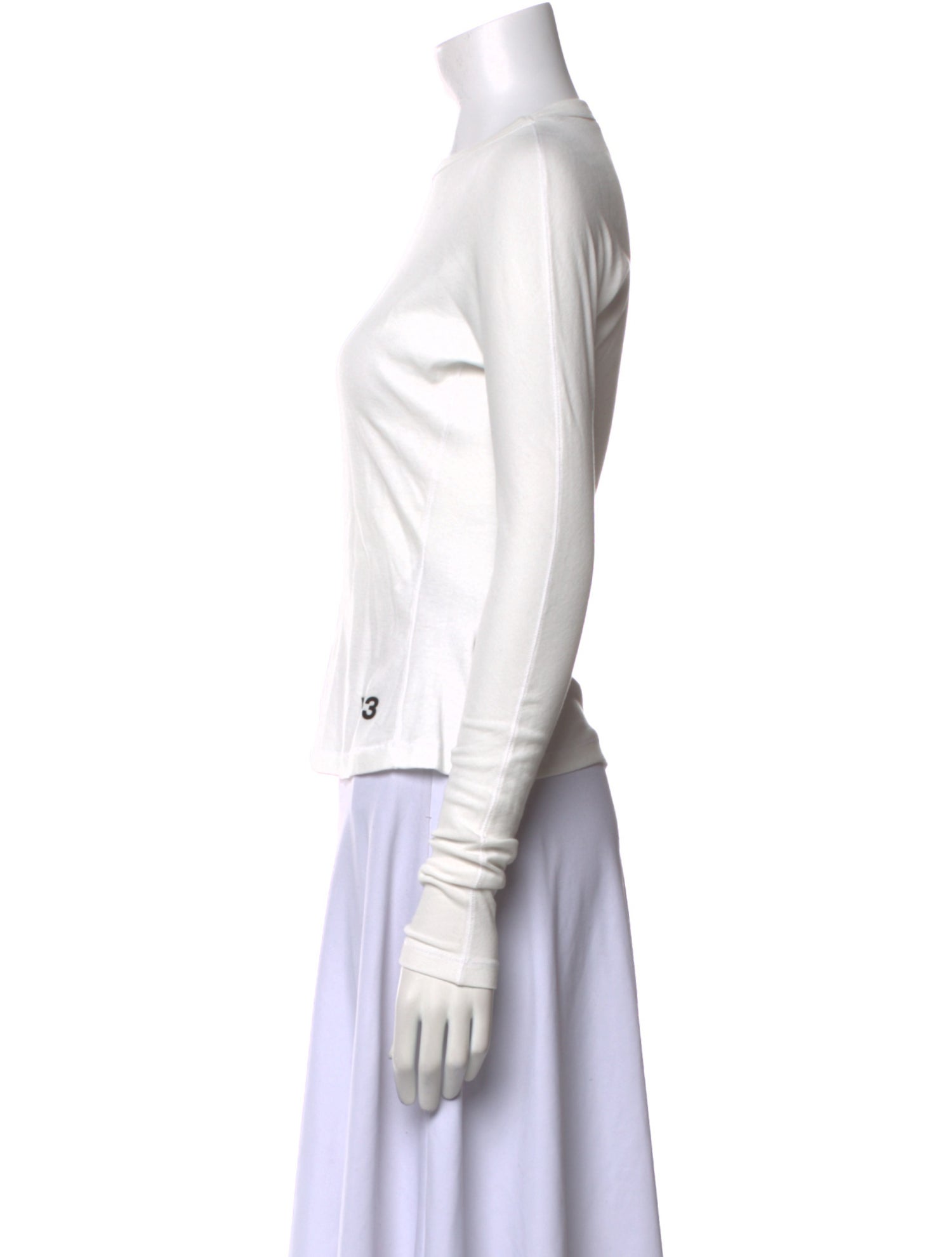 Y-3 Crew Neck Long Sleeve Top