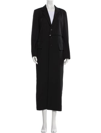 Y-3 Wool Raw-Edge Trim Pantsuit