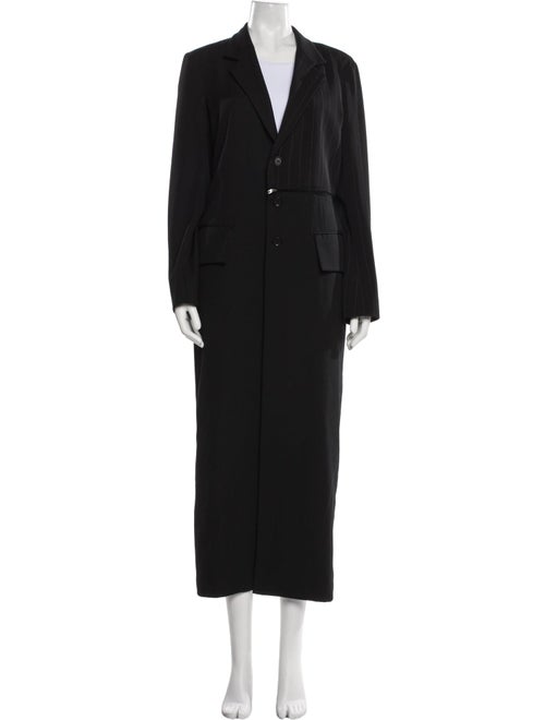 Y-3 Wool Raw-Edge Trim Pantsuit