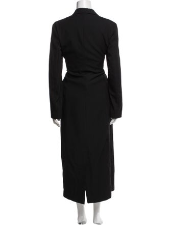 Y-3 Wool Raw-Edge Trim Pantsuit