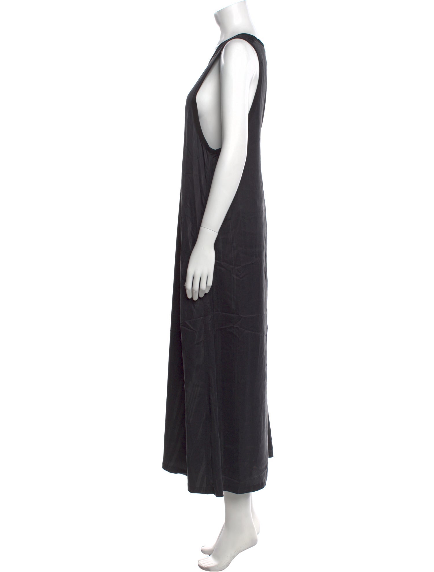Y-3 Scoop Neck Long Dress
