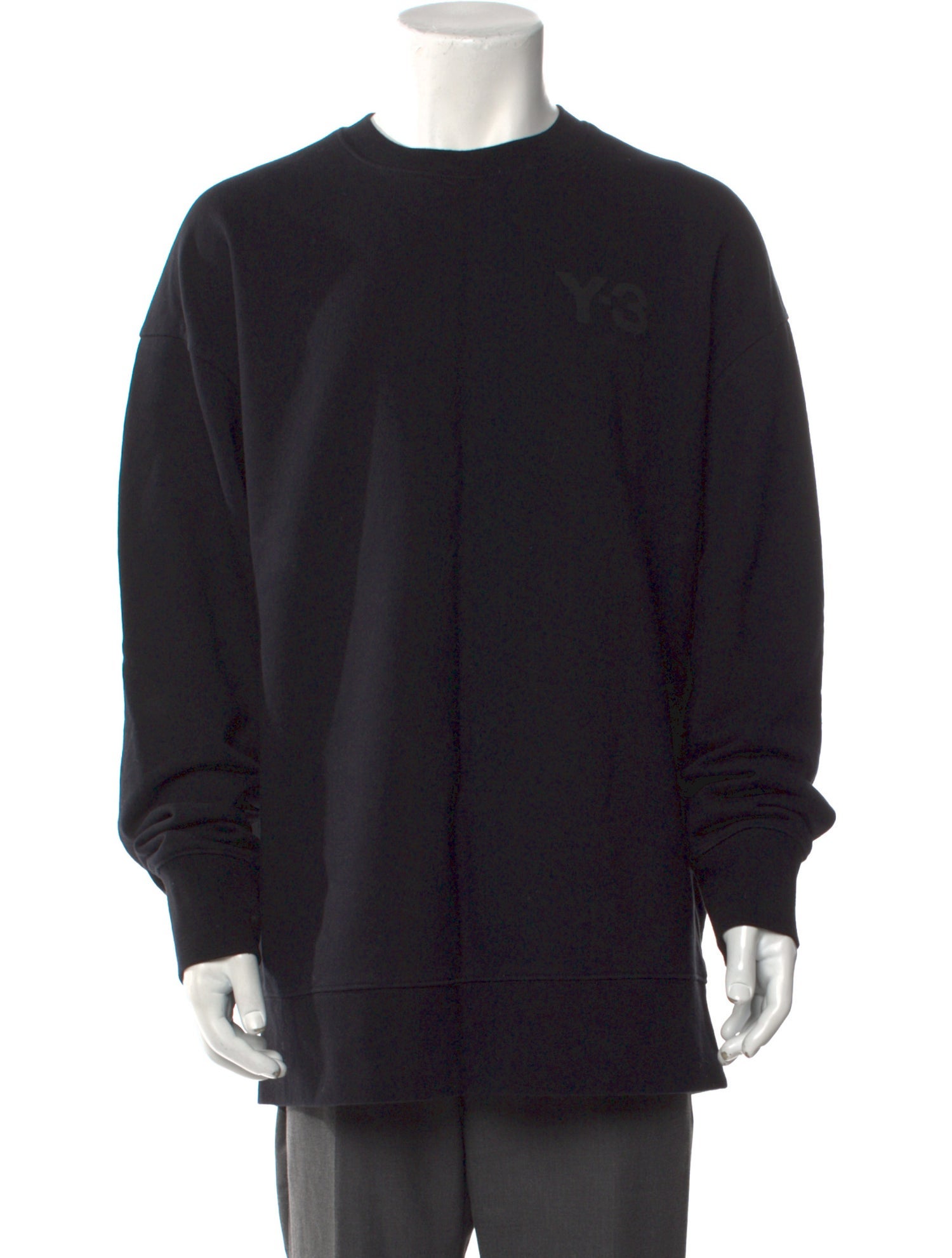 Y-3 Crew Neck Long Sleeve Pullover
