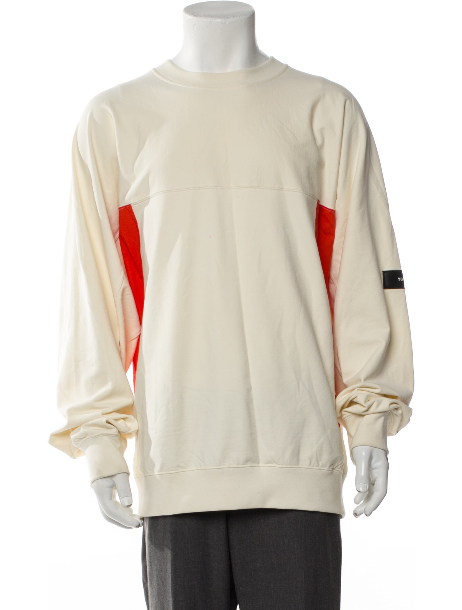Y-3 Colorblock Pattern Turtleneck Pullover