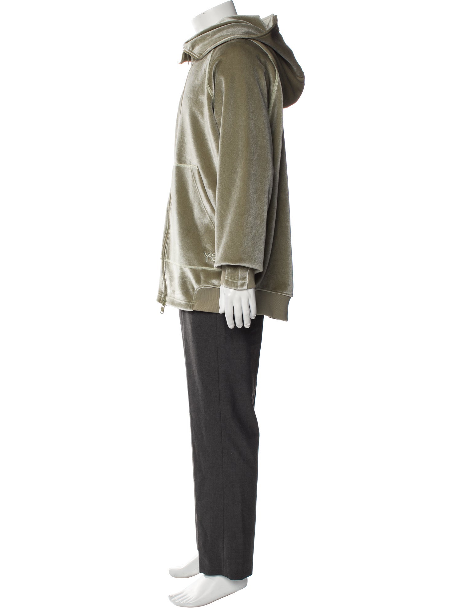 Y-3 V-Neck Long Sleeve Hoodie