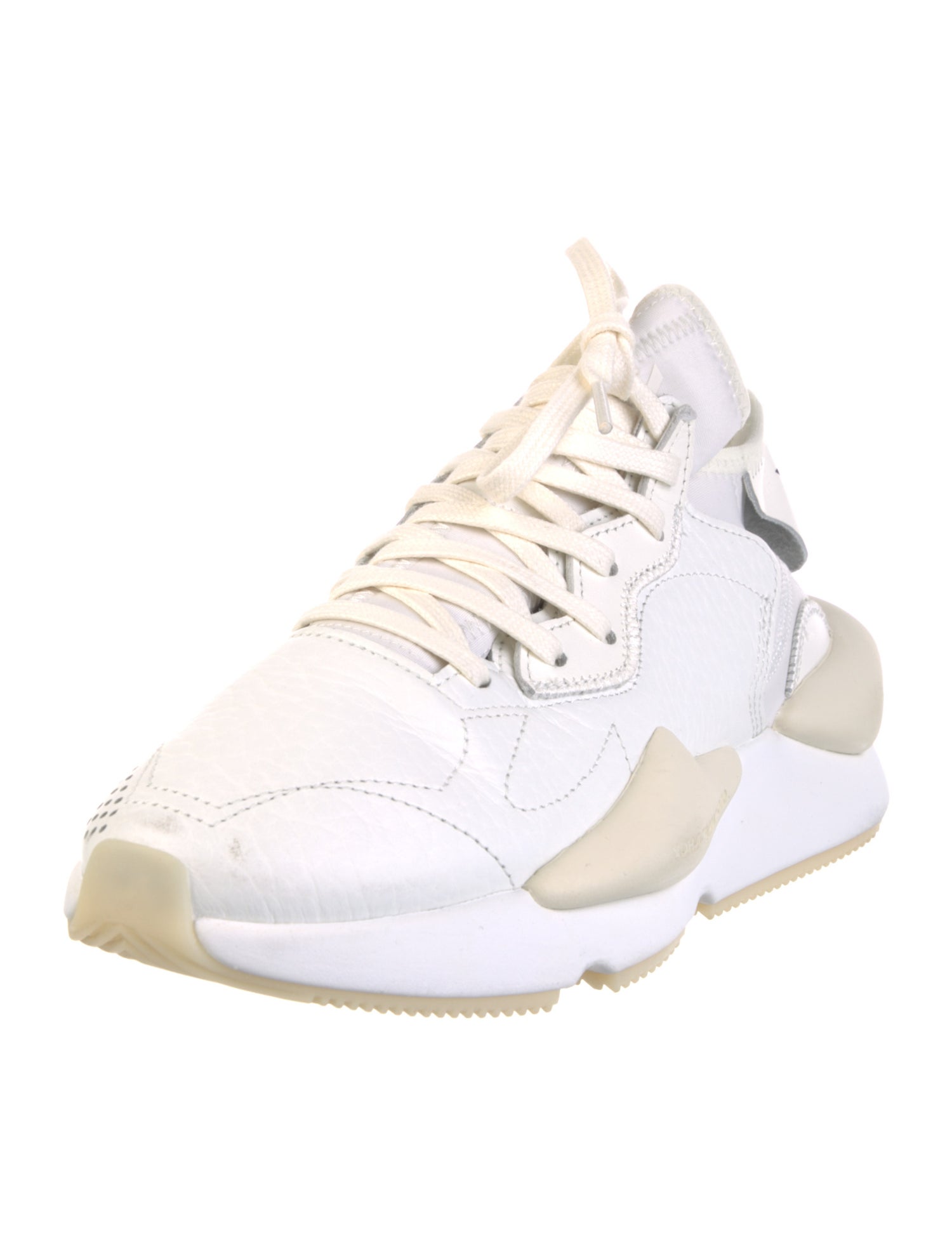 Y-3 x Adidas Leather Athletic Sneakers